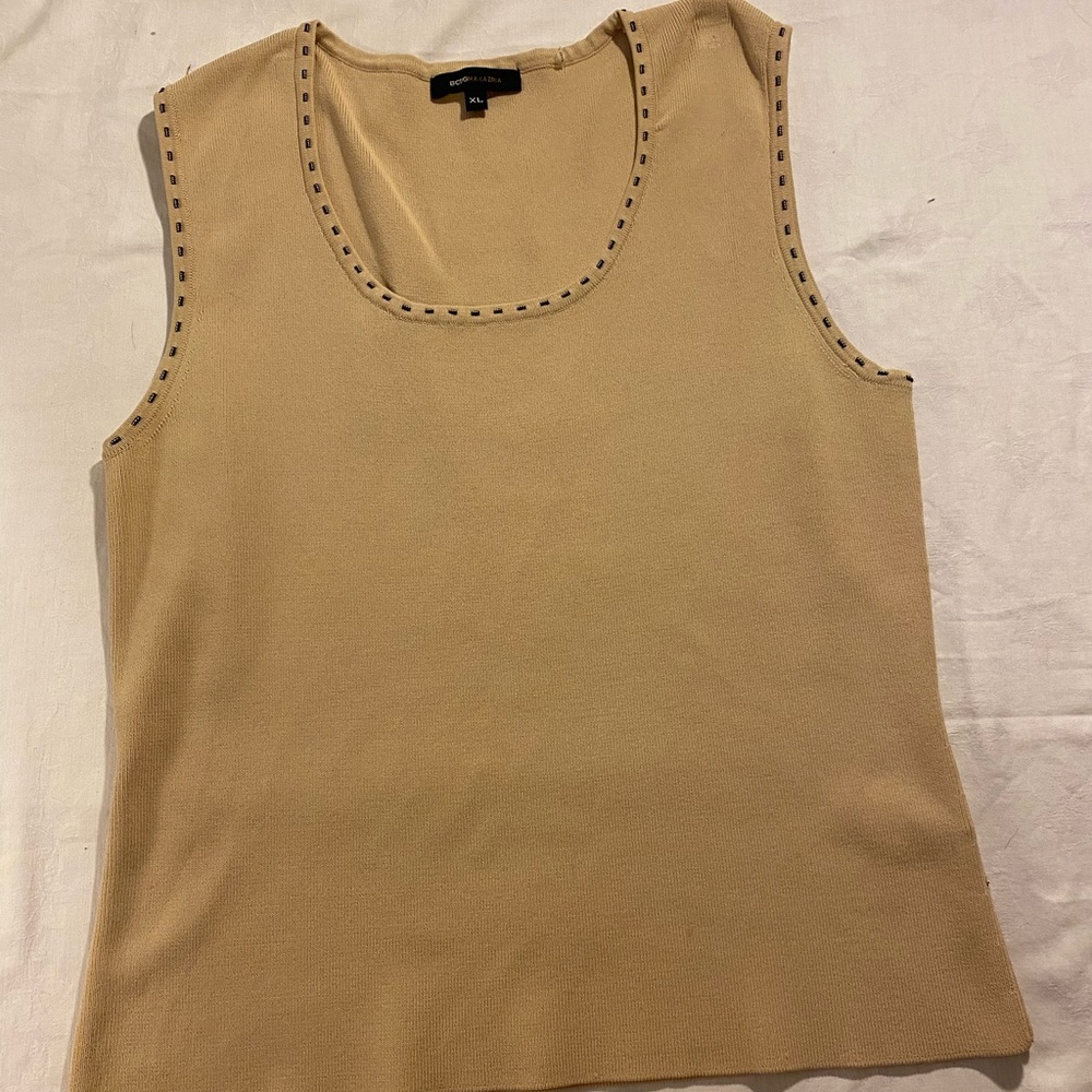 Knitted BCBG Tan Tank